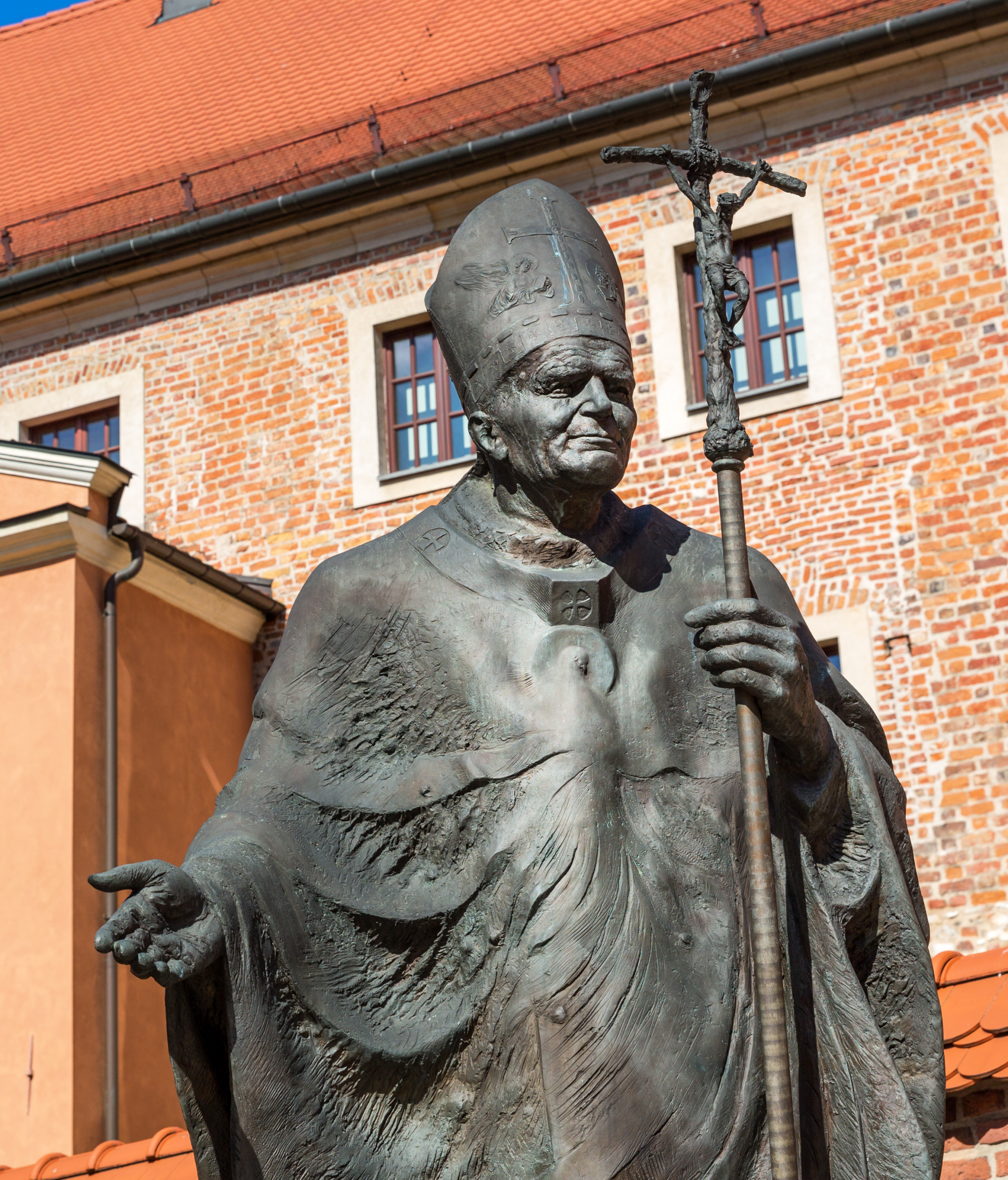 Monument in Wawel cathedral castle, Krakow, Poland