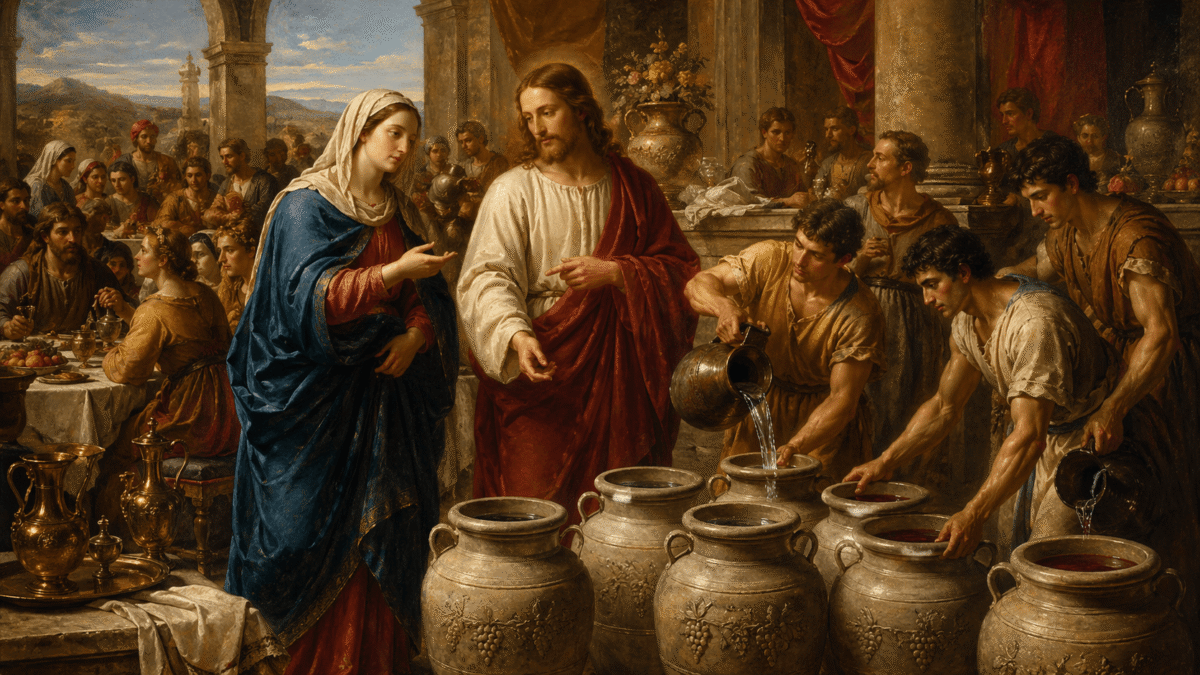 Bodas de Caná: a intercessão de Maria