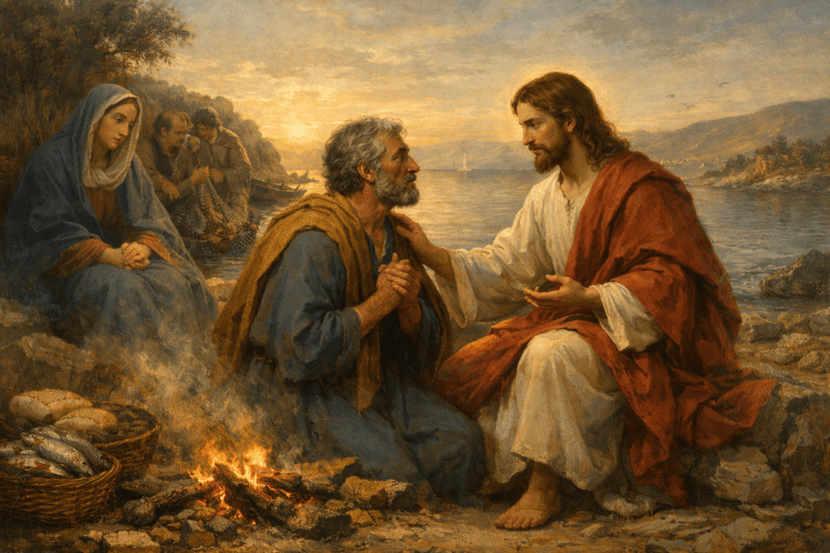 Pasça as minhas ovelhas: Maria e a Igreja que nascem do ressuscitado.