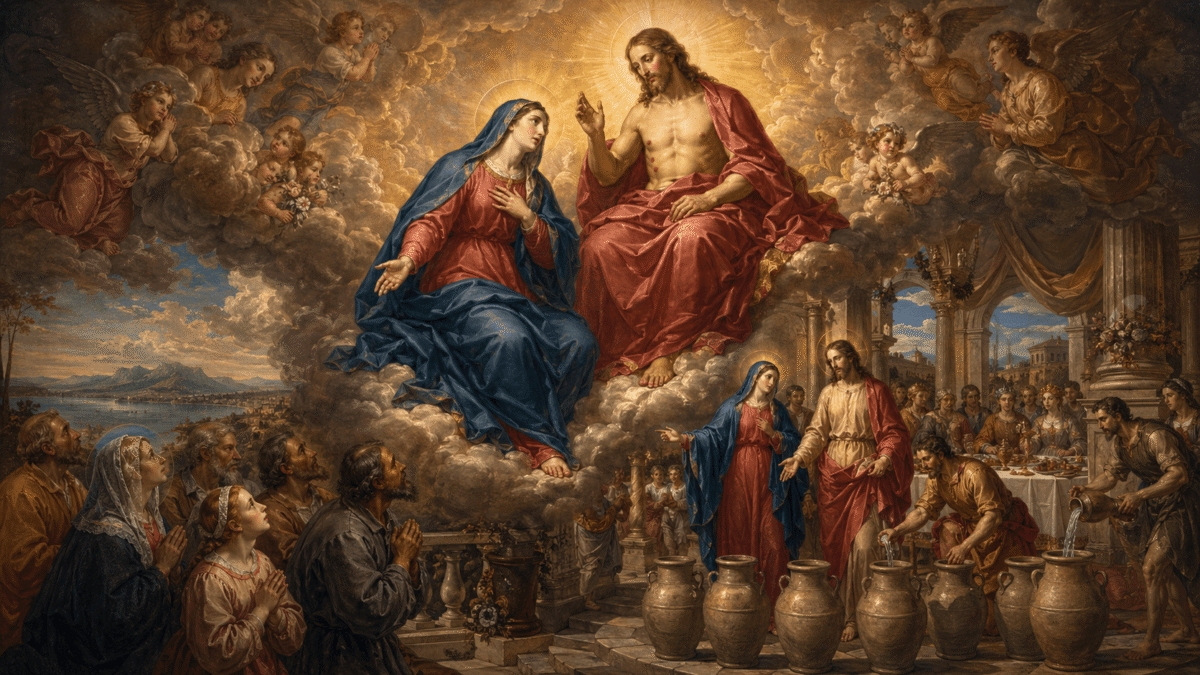 Intercessão de Maria: a mãe que intercede