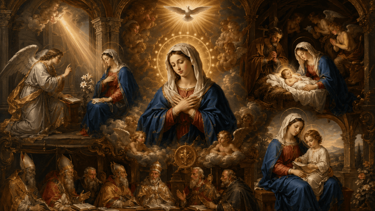 Maria e a Santíssima Trindade: a filha, a mãe e a esposa