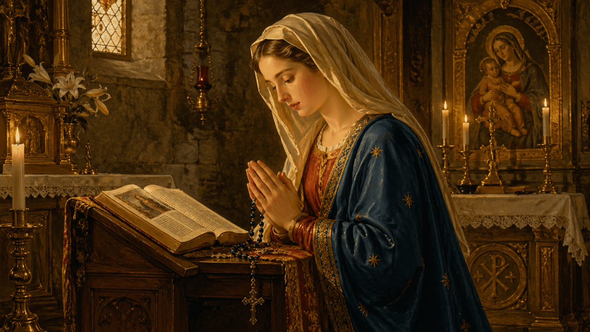 Oração mariana: o modelo orante de Maria e a devoção da Igreja