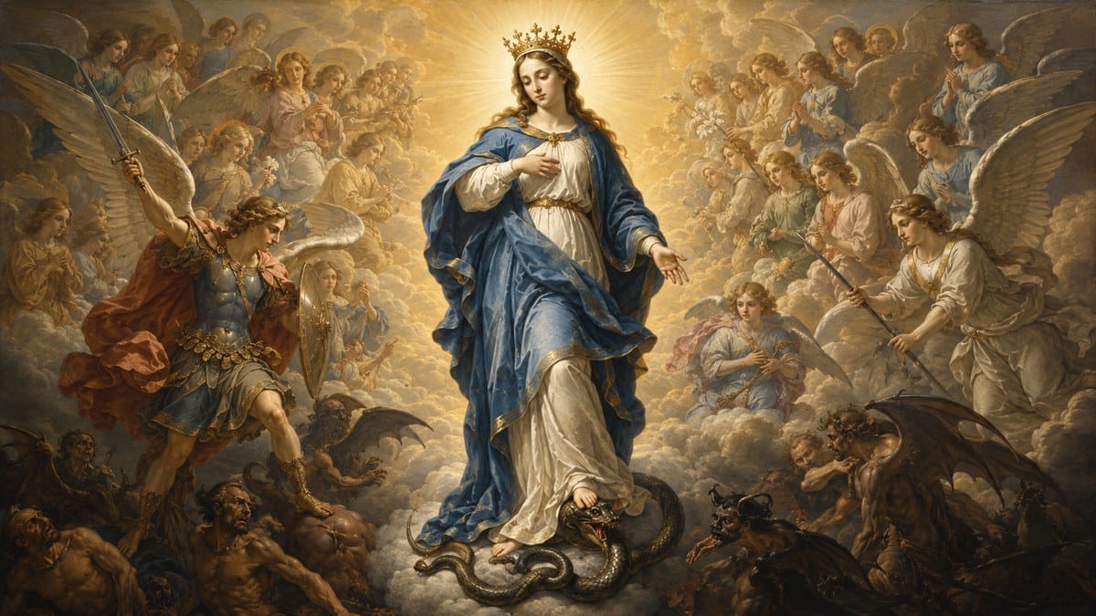 Augusta Rainha dos Céus, Senhora dos Anjos