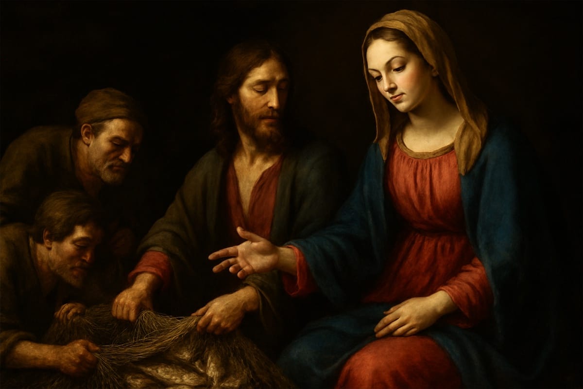 Simile est regnum caelorum sagenae: a parábola da rede e Maria stella maris